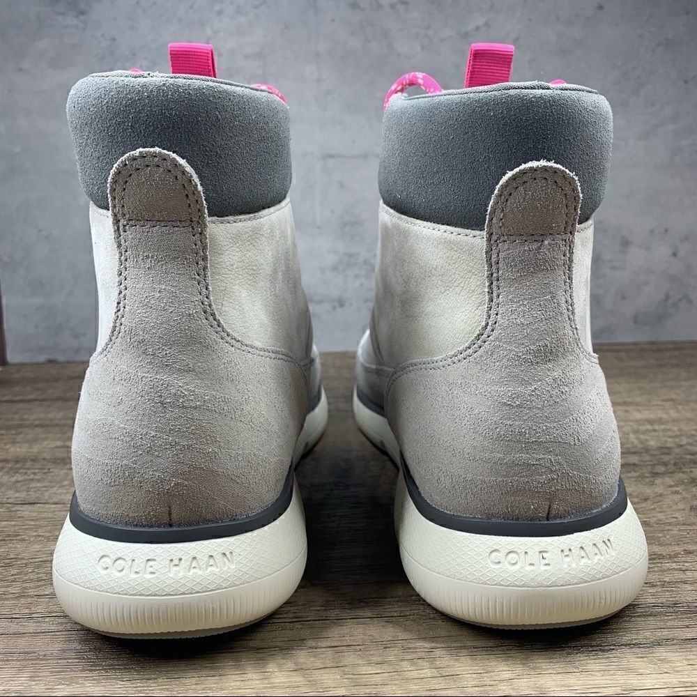 ‎Cole Haan~Omni Leather & Suede Hiker Boot~ Dover Gray Color~Women’s Sz 10M~NWOT - Picture 4 of 8